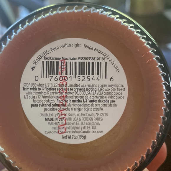 Mainstays Iced Caramel Macchiato Candle - Picture 2 of 3